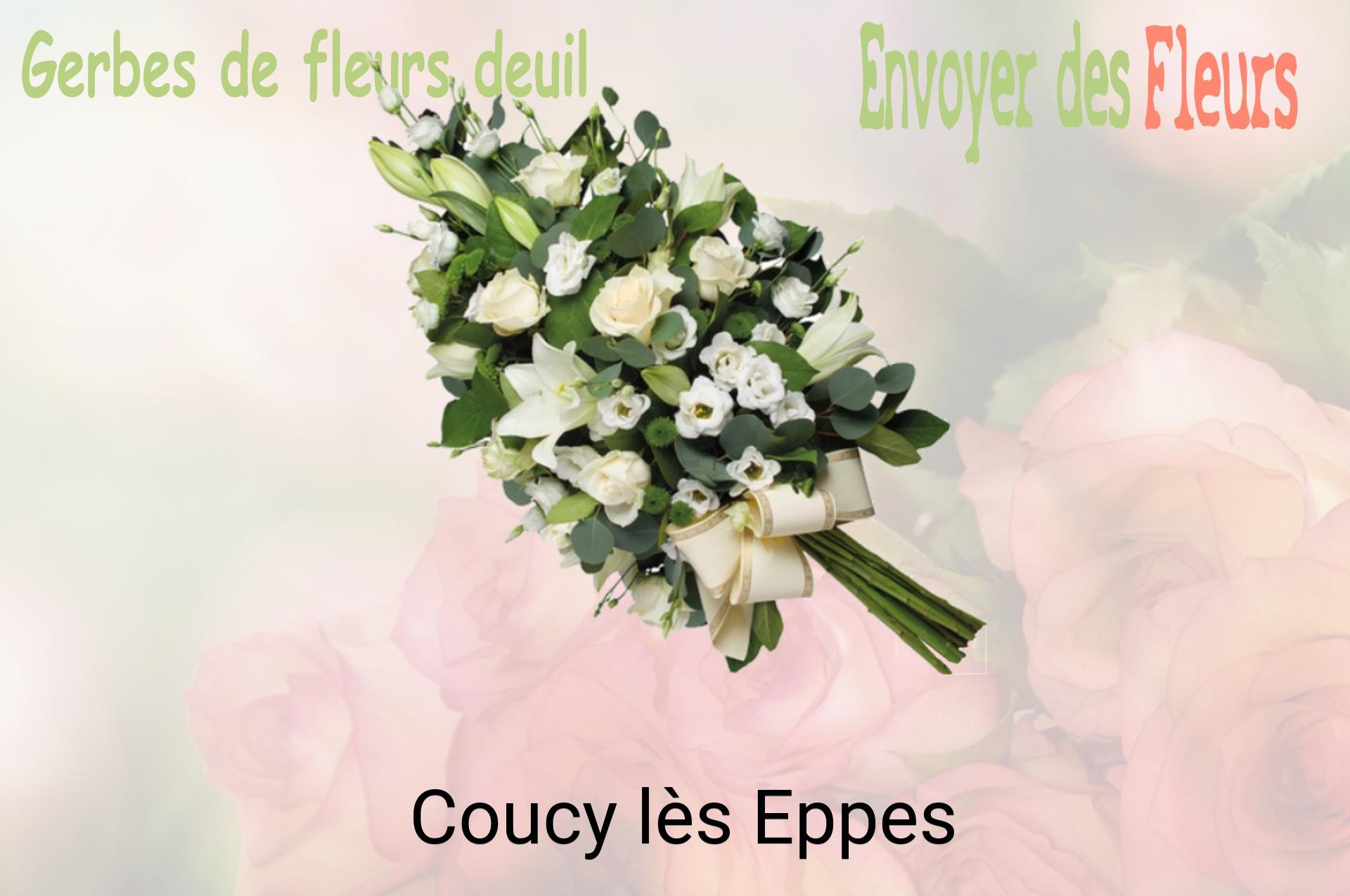 Gerbe de fleurs de deuil livrée à Coucy-lès-Eppes
